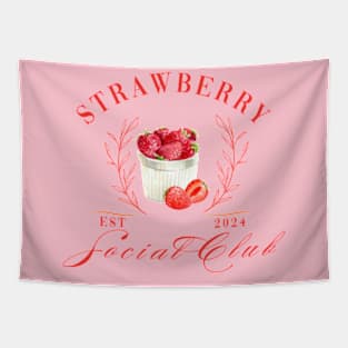 Strawberry Social Club Tapestry