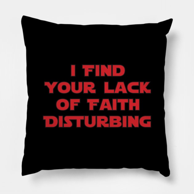 Lack Of Faith - 3 Pillow by Brightfeather