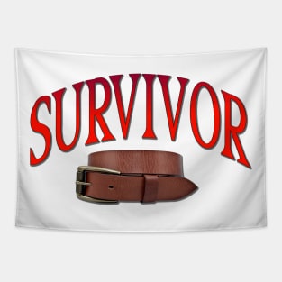 Belt Spanking Survivor Tapestry