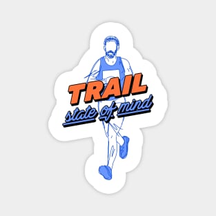 Trail State of Mind Trail Running Magnet