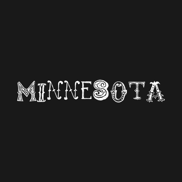 Minnesota 50 States Names by swagmaven