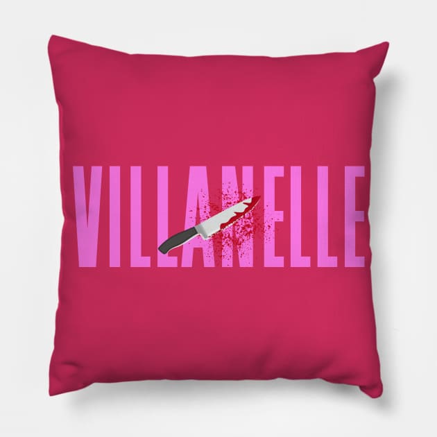 Villanelle Pillow by NotoriousMedia