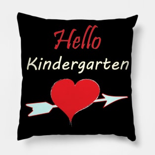 back to school shirt hello kindergarten,100 days shirt Pillow