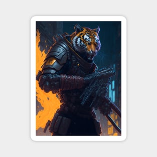 Tiger's Techno Inferno Magnet