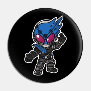 Kamen Rider Meteor Chibi Style Kawaii Pin