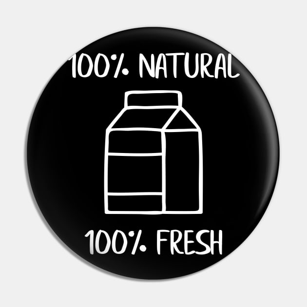 100% Natural, 100% Fresh Pin by WordvineMedia