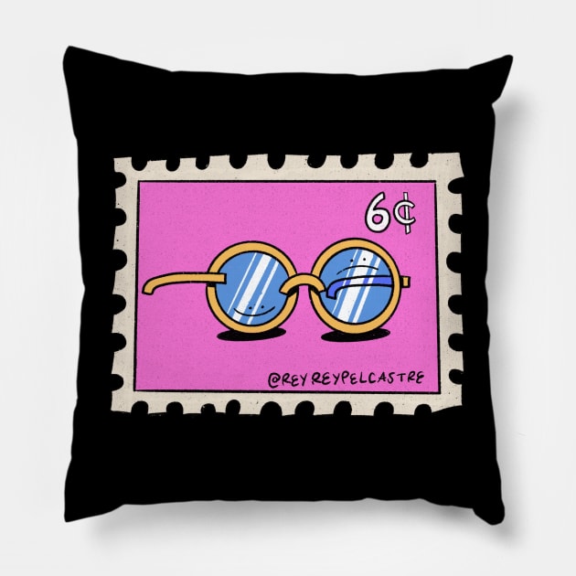 Glasses Pillow by Rey Rey