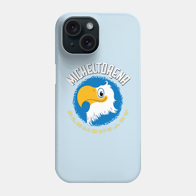 Classic Michel Eagle White Font Phone Case by micheltorena