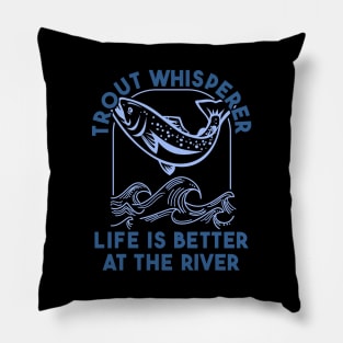 Catfish Fisherman Catfishing Pillow