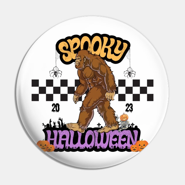 Sasquatch Halloween Pin by KODV.DESIGNS 