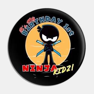 ninja birthday 1st Pin