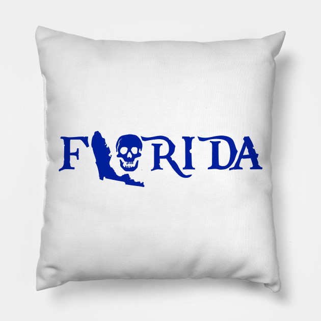 Pirate Skull Florida Gators Florida Pillow Teepublic