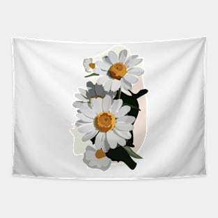 White Daisies Tapestry