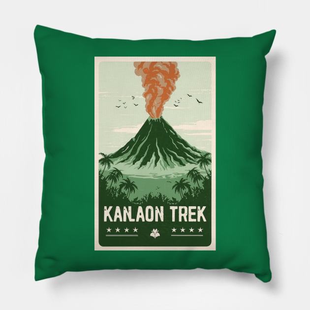 KANLAON TREK Pillow by likbatonboot