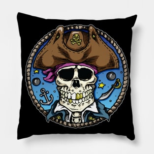 Pirate Skull Pillow