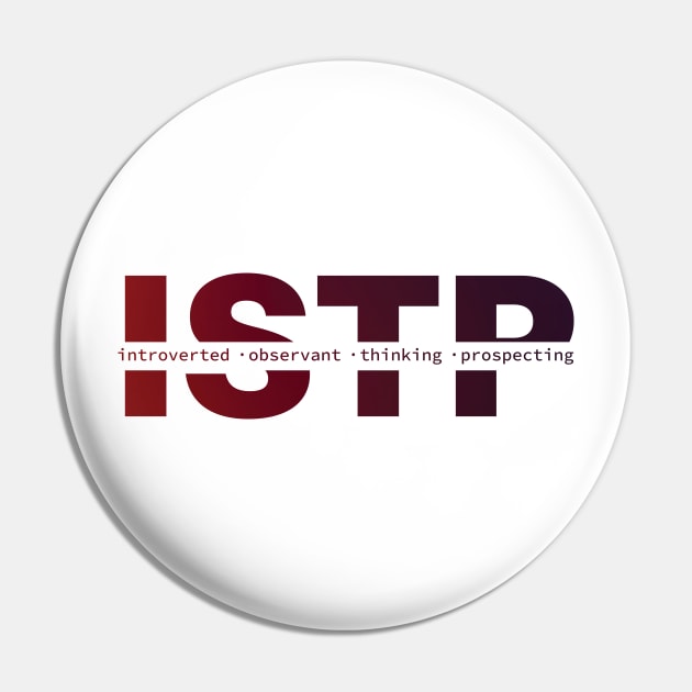 ISTP Personality Pin by Inspirit Designs