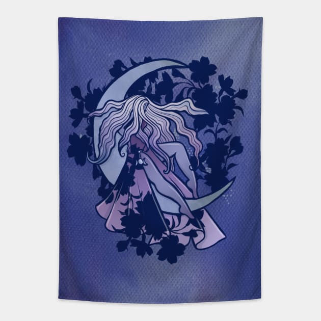 Moon goddess tapestry discount