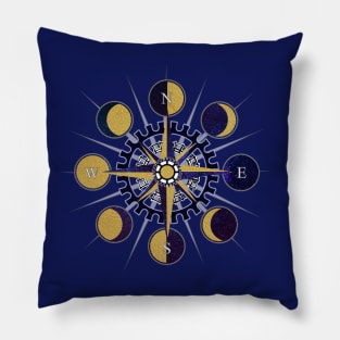 Solar Compass Pillow