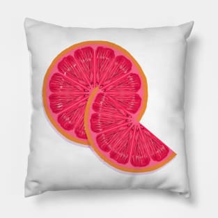 Grapefruit Slice Pillow