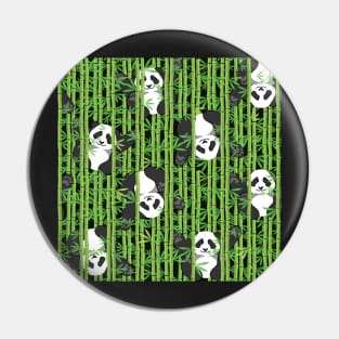 Pandas in Bamboo Pin