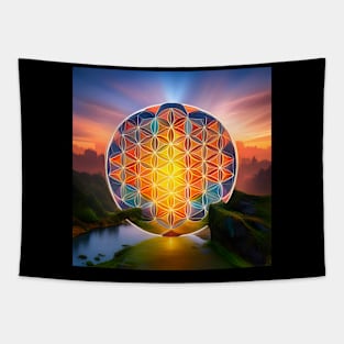 Flower Of Life - Nature Tapestry