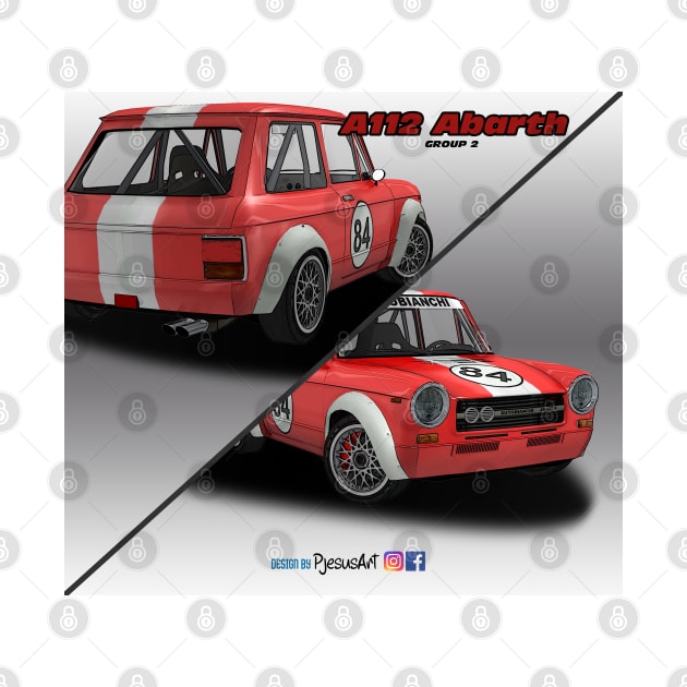 Autobianchi A112 Abarth Group 2 by PjesusArt