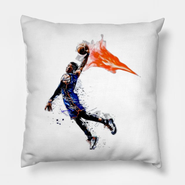 Basketball Pillow by TshirtMA