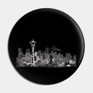 Seattle Skyline Pin