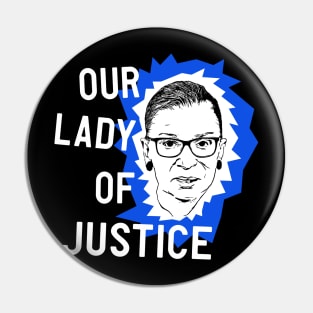 Lady of Justice Ginsburg Pin