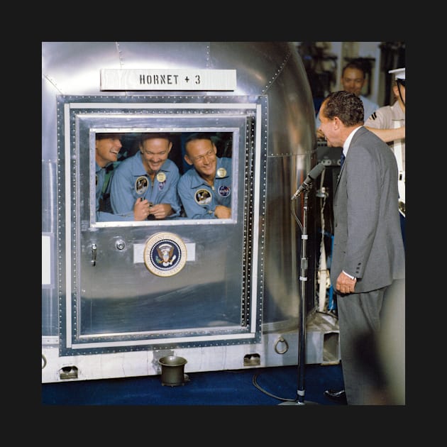 Apollo 11 Crew In Quarantine by pdpress