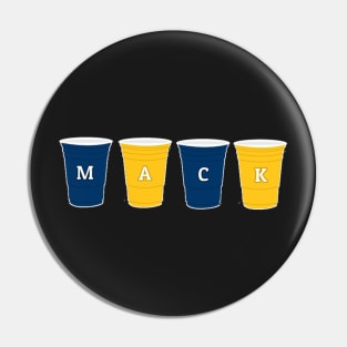 Merrimack College solo cups sticker Pin