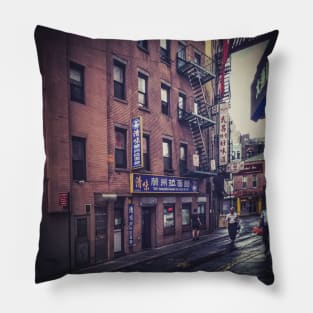 Chinatown, Manhattan, NYC Pillow