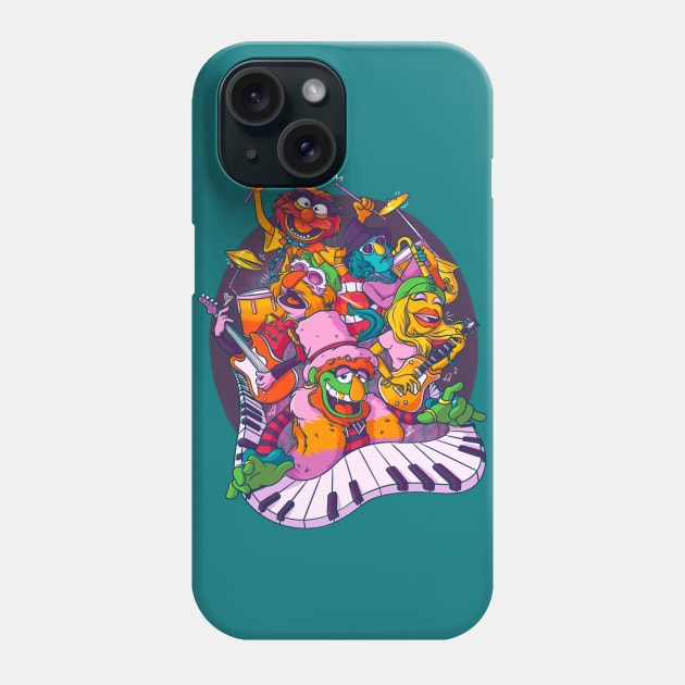 Electric Mayhem Phone Case by jfeldmanart