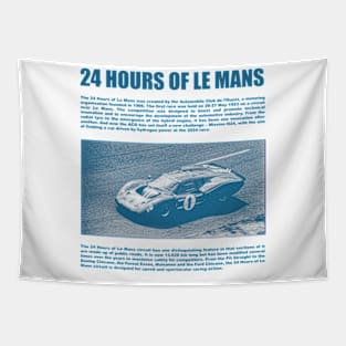 24 hours of le mans Tapestry