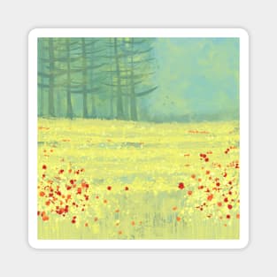 Meadow in France Magnet