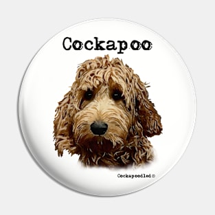 Red Cockapoo / Spoodle and Doodle Dog Pin