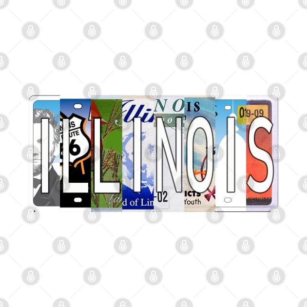 Illinois License Plates by stermitkermit