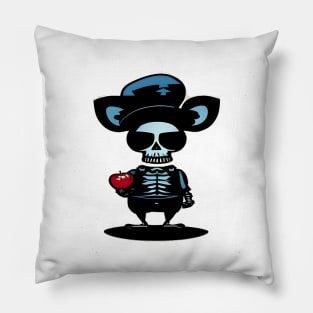 Mouse Skeleton Pillow