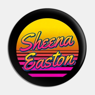 Sheena Personalized Name Birthday Retro 80s Styled Gift Pin