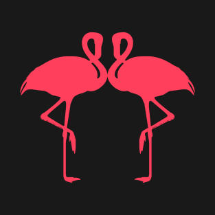 Two Pink Flamingos T-Shirt