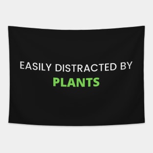 Easily Distracted By Plants Tapestry