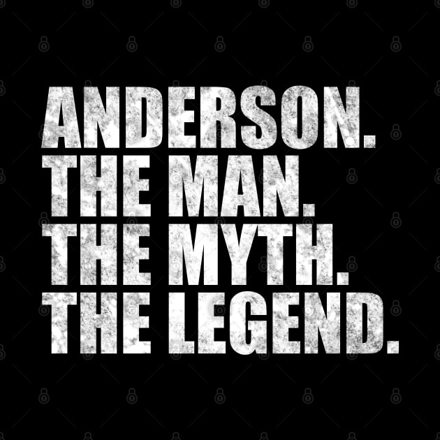 Anderson Legend Anderson Name Anderson given name by TeeLogic