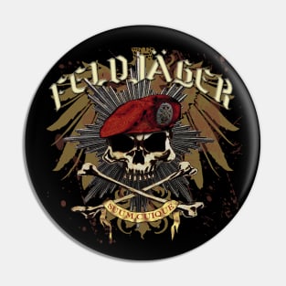 Feldjager Skull w/ Prussian Star Pin