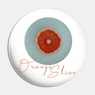 Orange Slice T-Shirt Pin