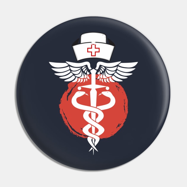 Murse - Male nurse - Heroes Pin by Crazy Collective