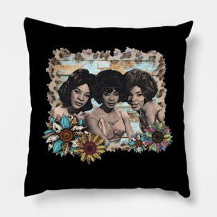 Vandellas Vinyl Visions Martha's Motown Classics Graphic Tee Series Pillow
