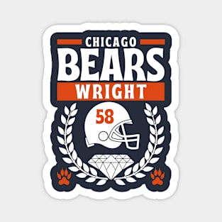 Chicago Bears Wright 58 Edition 2 Magnet