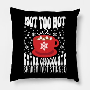 Hot Chocolate Design, Hot Cocoa Winter Season Lover Pillow