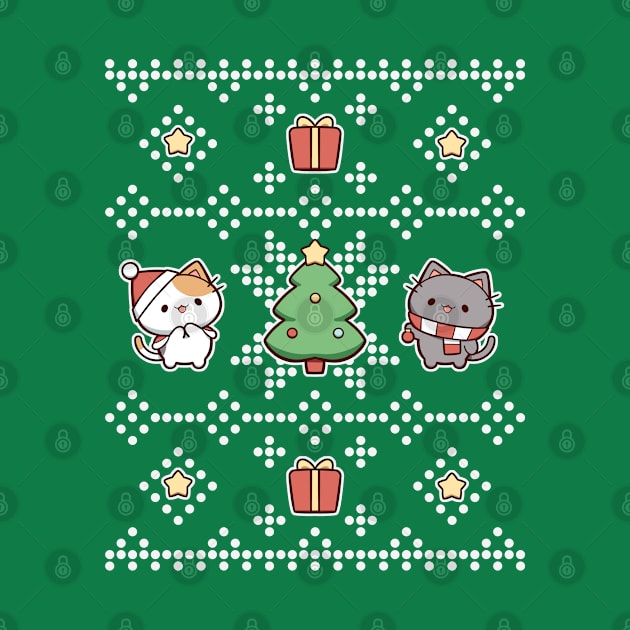 Kitty Christmas Sweater | Holiday by KiiroiKat