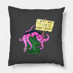 Trashtopus Pillow